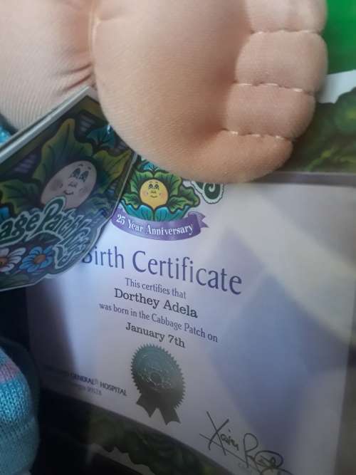 Original Cabbage Patch Kids One-of-a-kind doll. 25th Anniversary Limited Edition. New in Box